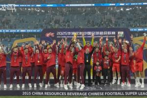 我们是冠军！武磊、王燊超捧起火神杯，海港中超第4冠